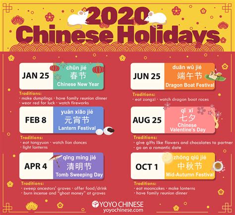 what are some major holidays in china